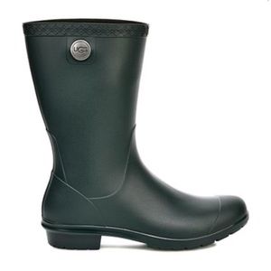 UGG Sienna Matte Olive Rain Boots Size 9